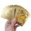 Gold Pokemon Cards Golden Foil Set (100pcs)
